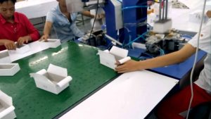 rigid box making production line